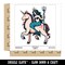 Mystical Mermaid Riding Unicorn Waterproof Vinyl Phone Tablet Laptop Water Bottle Sticker Set - 5 Pack